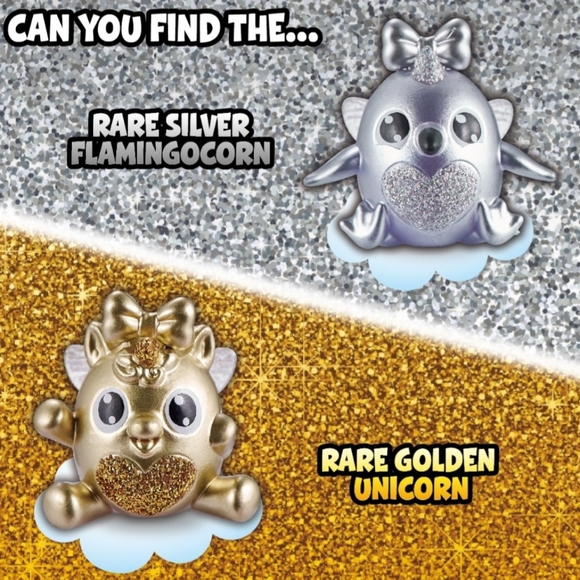 New! RainBowCorns 2 Pack "Itzy Glitzy Surprise" Collectible Eggs! Ages 3+ - Picture 7 of 8